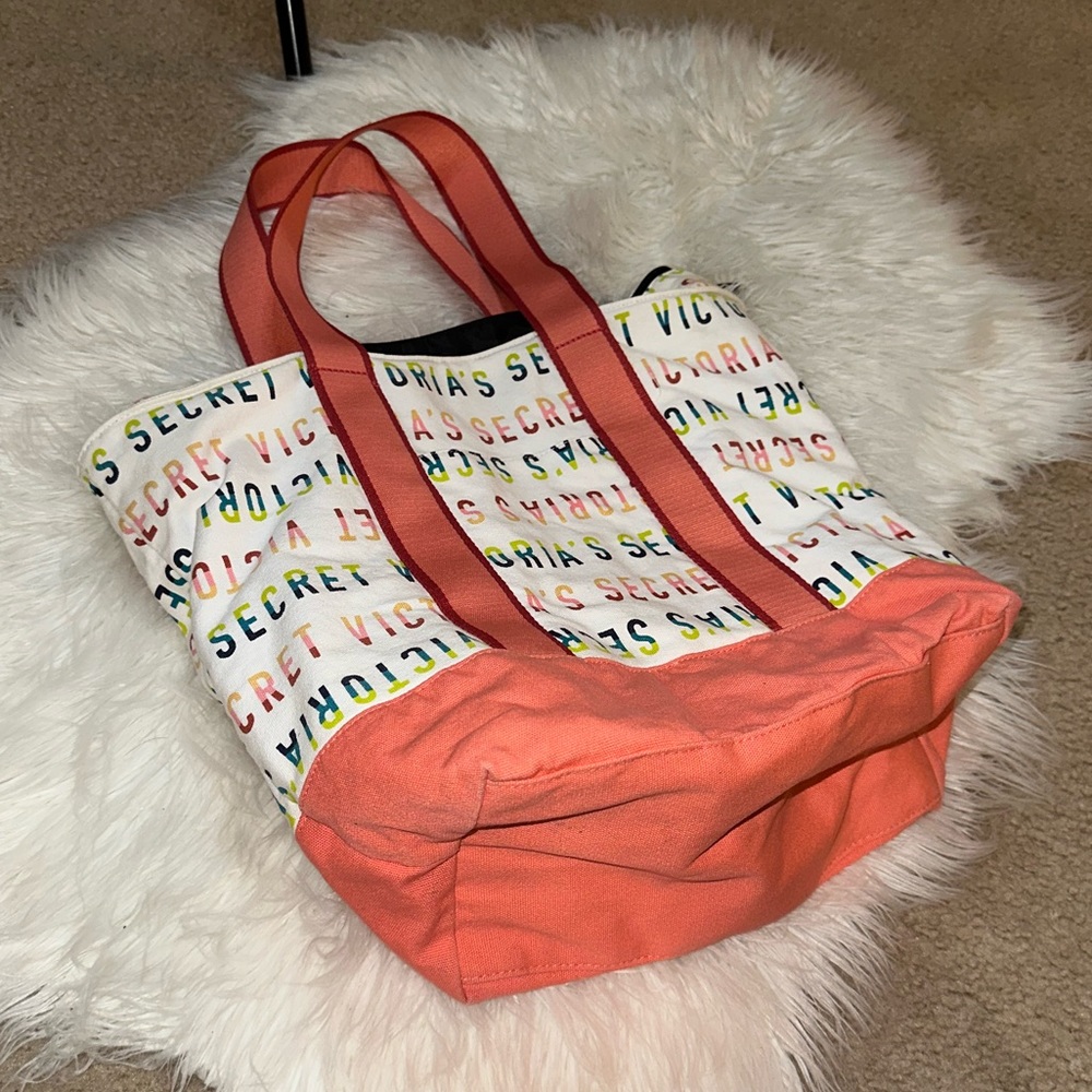 EUC Victoria’s Secret multicolor tote bag.